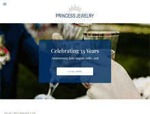 Tablet Screenshot of princessjewelry.com
